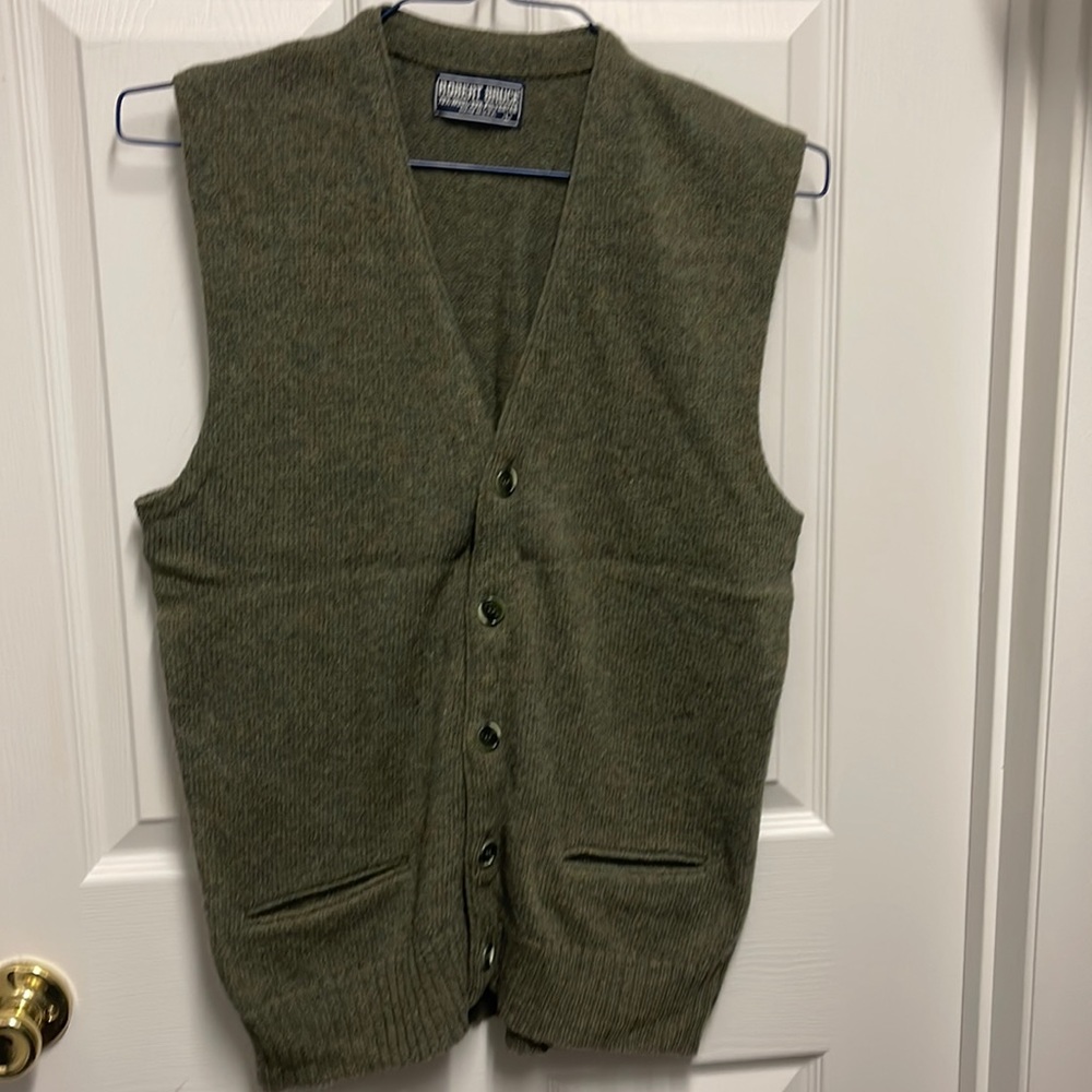 Vintage Robert Bruce Wool Sweater Vest